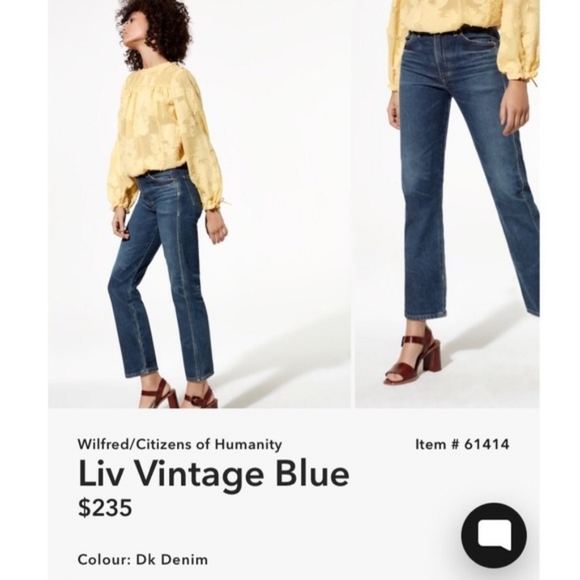 Wilfred x citizens of humanity liv straight cut - Picture 3 of 13